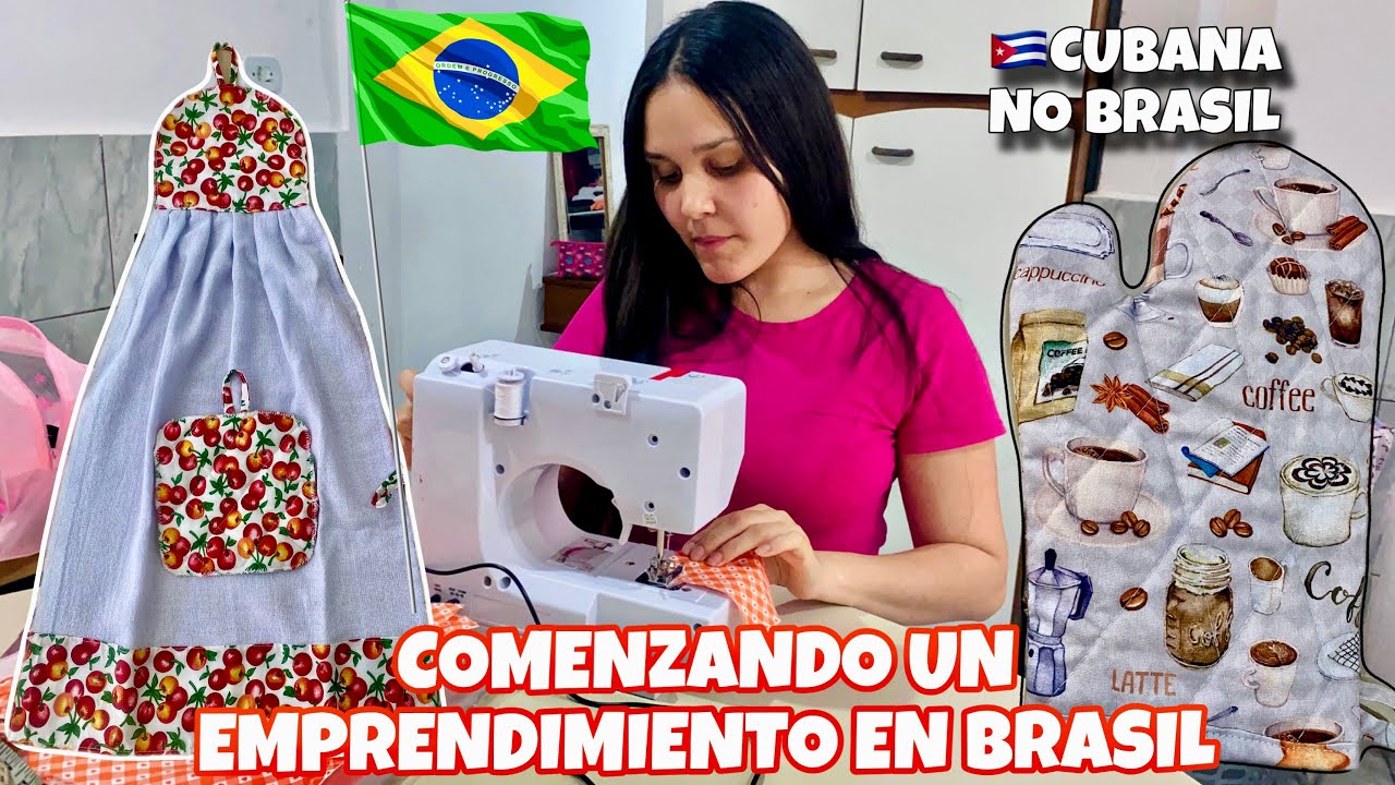 Comencé a emprender en Brasil 🇧🇷 en la costura🧵🪡siendo cubana🇨🇺