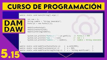 JAVA: Paso por referencia y por valor ☕ DAM - DAW