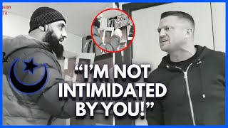 JUST NOW! Muslim Man THREATENS Tommy Robinson’s Life & Instantly FINDS OUT!