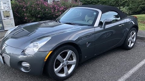 Vivo Garage intro -  Solstice convertible fix