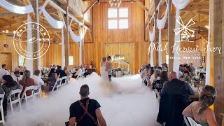 Stunning Wedding First Dance at Lovely Dutch Harvest Farm featuring Amazing DJ