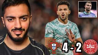 THEY PLAYED BETTER WITHOUT RONALDO ?....| Portugal 4-2 Denmark