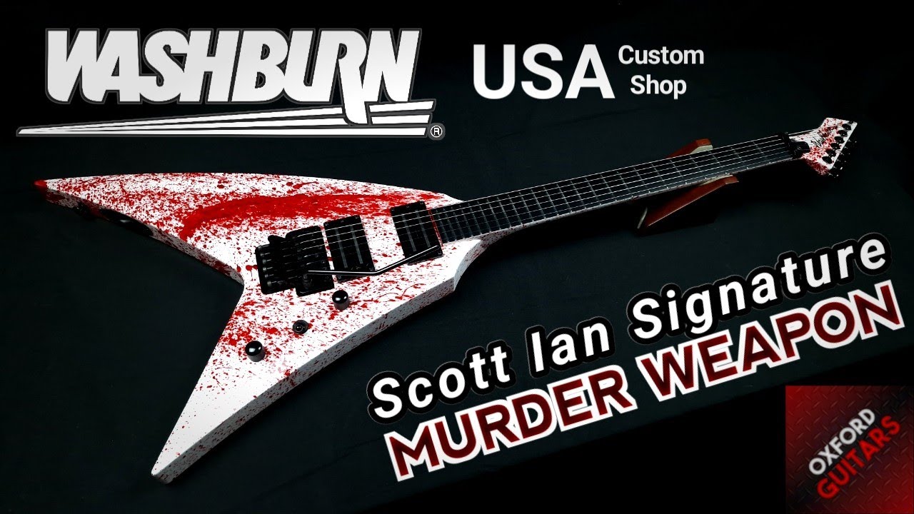 【激レア】アンスラックス スコット・イアン　Washburn USA Washburn USA Custom Shop Scott Ian Signature Murder Weapon