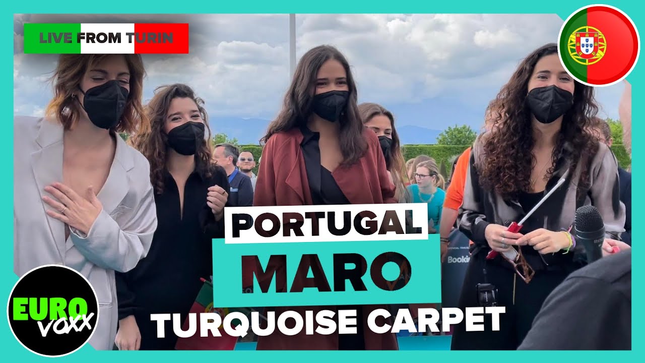 PORTUGAL EUROVISION 2022: MARO - Saudade, Saudade (TURQUOISE CARPET INTERVIEW)