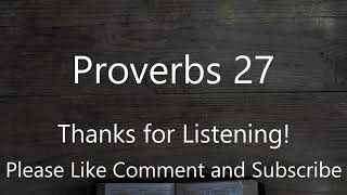 Proverbs 27 - The Passion Translation audio Bible - TPT