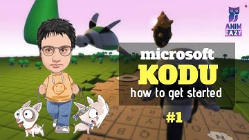 How to Start Creating 3D Games with Microsoft Kodu - Part 1 - AnimEAZY