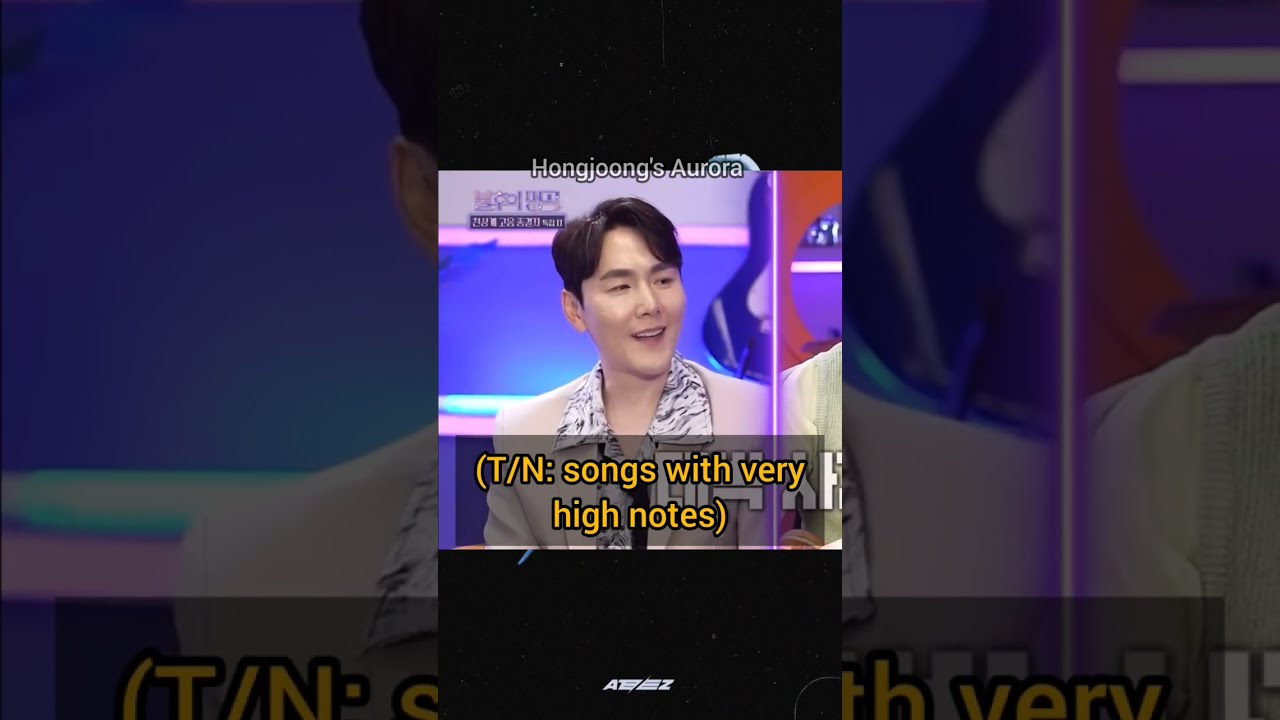  ATEEZ JONGHO Explains Where His Talent For High Notes Comes From Immortalsongs2 Outlaw