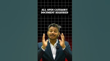 Documents Required for Admission in First Year Engineering #mhtcet2025 #asc #mhtcet