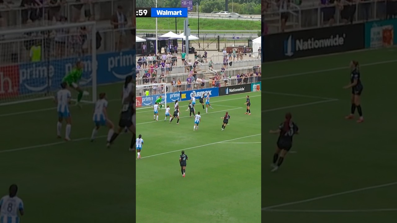 Header alert 🤯 Mirann Gacioch ⚽️ #nwsl #soccer #football