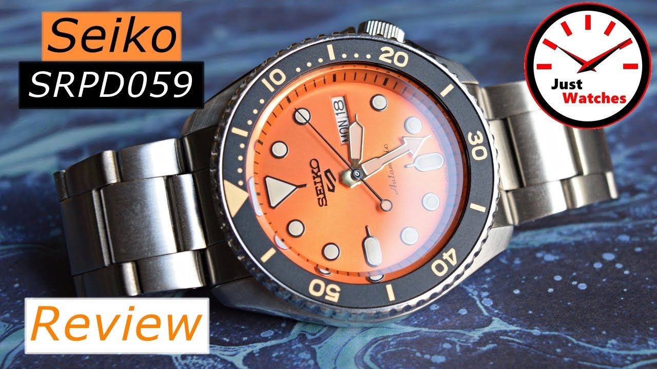 Seiko SRPD59 Review - The Orange 5KX - YouTube