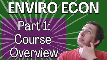 Welcome to Natural Resource Economics