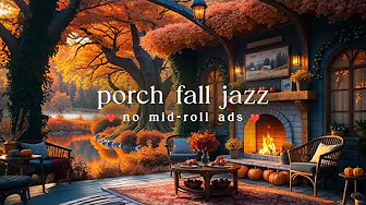 (NO MID-ROLL ADS) 🍂 Cozy Forest Coffee Shop Jazz – Smooth Piano for Study & Relaxation