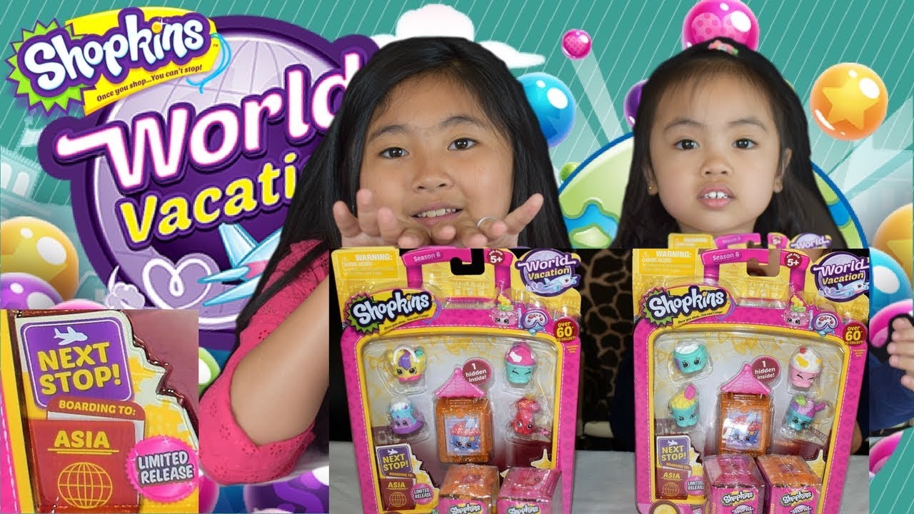 Shopkins Season 8 World Vacation * Next Stop! Boarding To: Asia Limited Release!