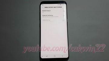 Android Nougat How to Turn on or Turn off Mobile hotspot on Samsung Galaxy S8 or S8 plus