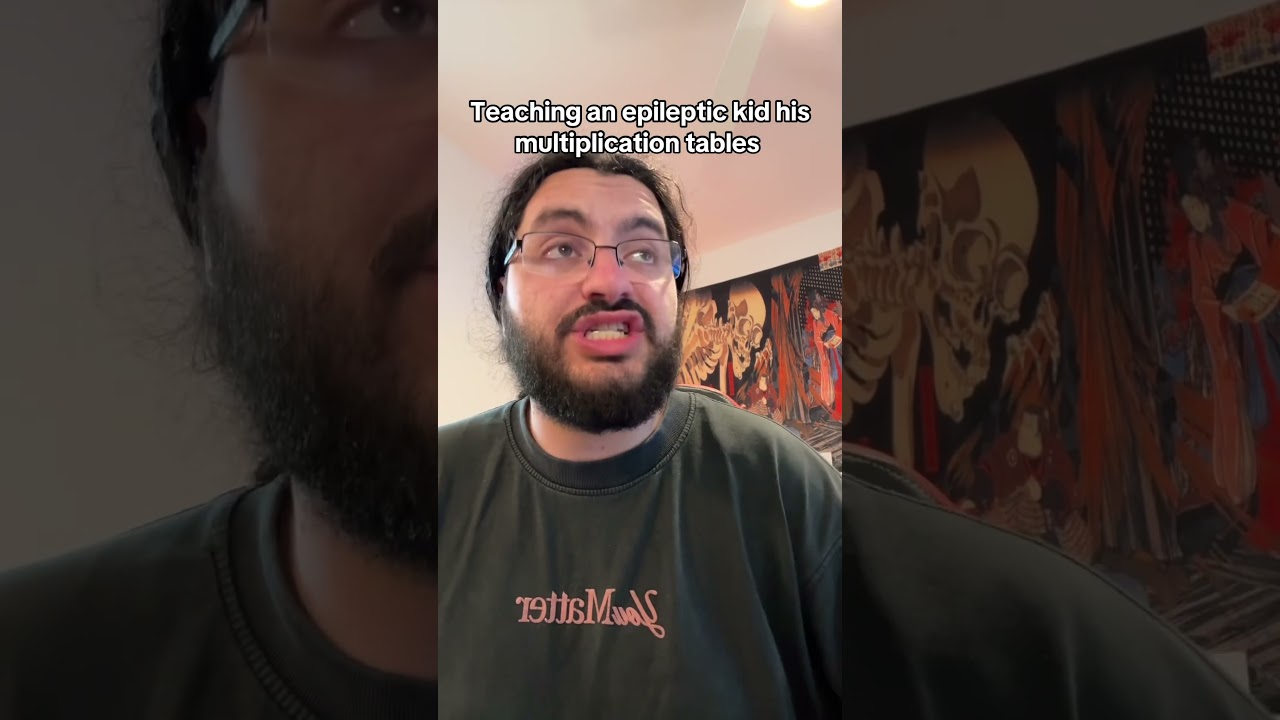 Teaching an epileptic kid his multiplication tables