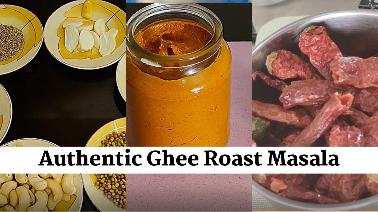 Ghee Roast Masala/How to make Ghee Roast Masala - YouTube