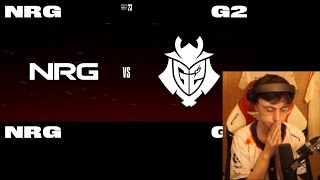 Nrg Vs G2  Caedrel Co Stream  Vod  Worlds 2023 Swiss Stage Day 6