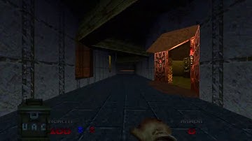 Doom 64 level 13, Dark Citadel: Hidden Soul Sphere (not Secret)