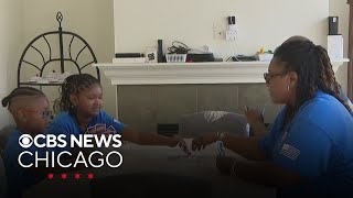 A Blue Star family is getting settled in Chicago with support