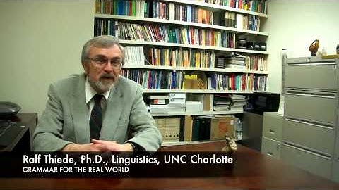 Ralf Thiede, Ph.D., "Grammar for the Real World"