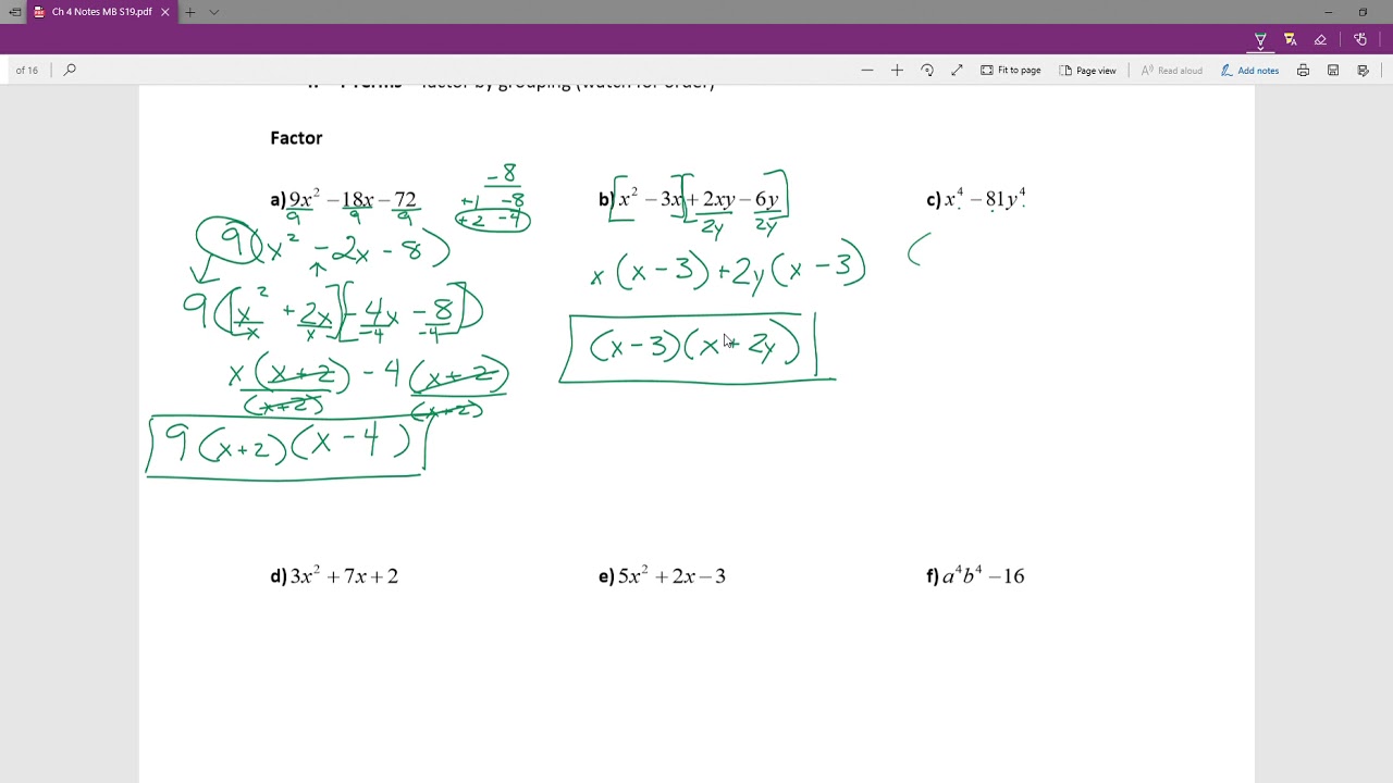 Math 49 Chapter 4 5 - YouTube