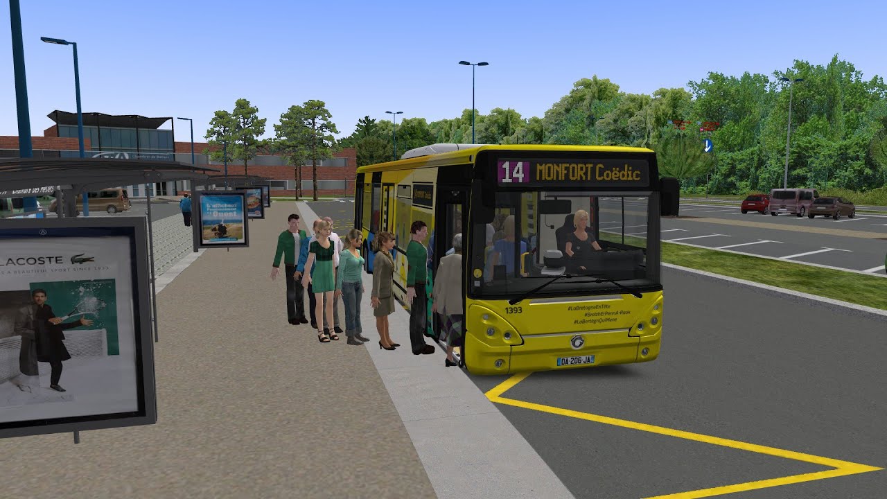 [OMSI 2] SAINT SERVAN LIGNE 14 CFA - MONFORT KOEDIC (LES PNJ SONT FOU + KICK DOWN) EN CITELIS 12