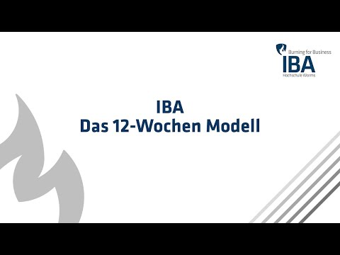 IBA - Das 12-Wochen Modell