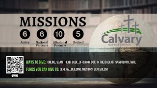 Pastor Mark Shaw & Missionary update 2025 Details