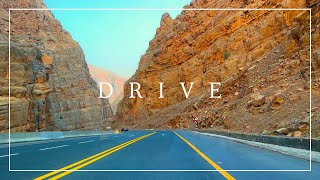 Beautiful Morning Drive On Mountains With & Without Music [4K] 60fps