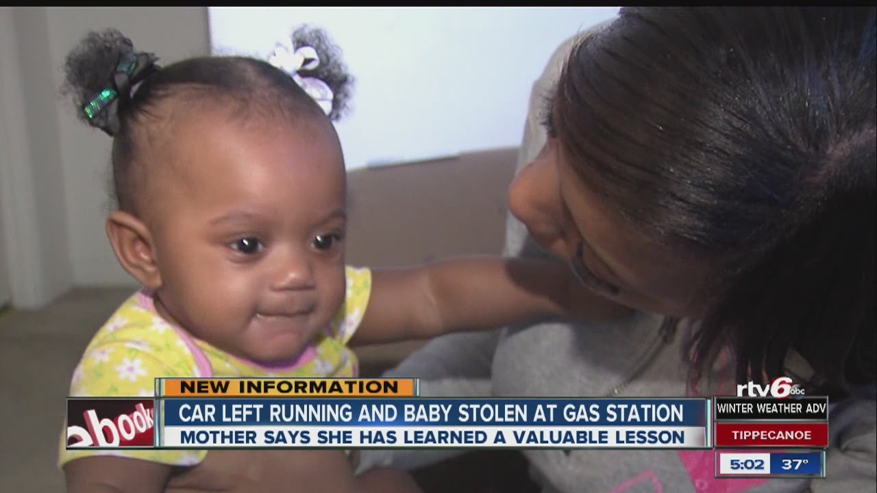 Car stolen with baby inside; child found safe short time later YouTube