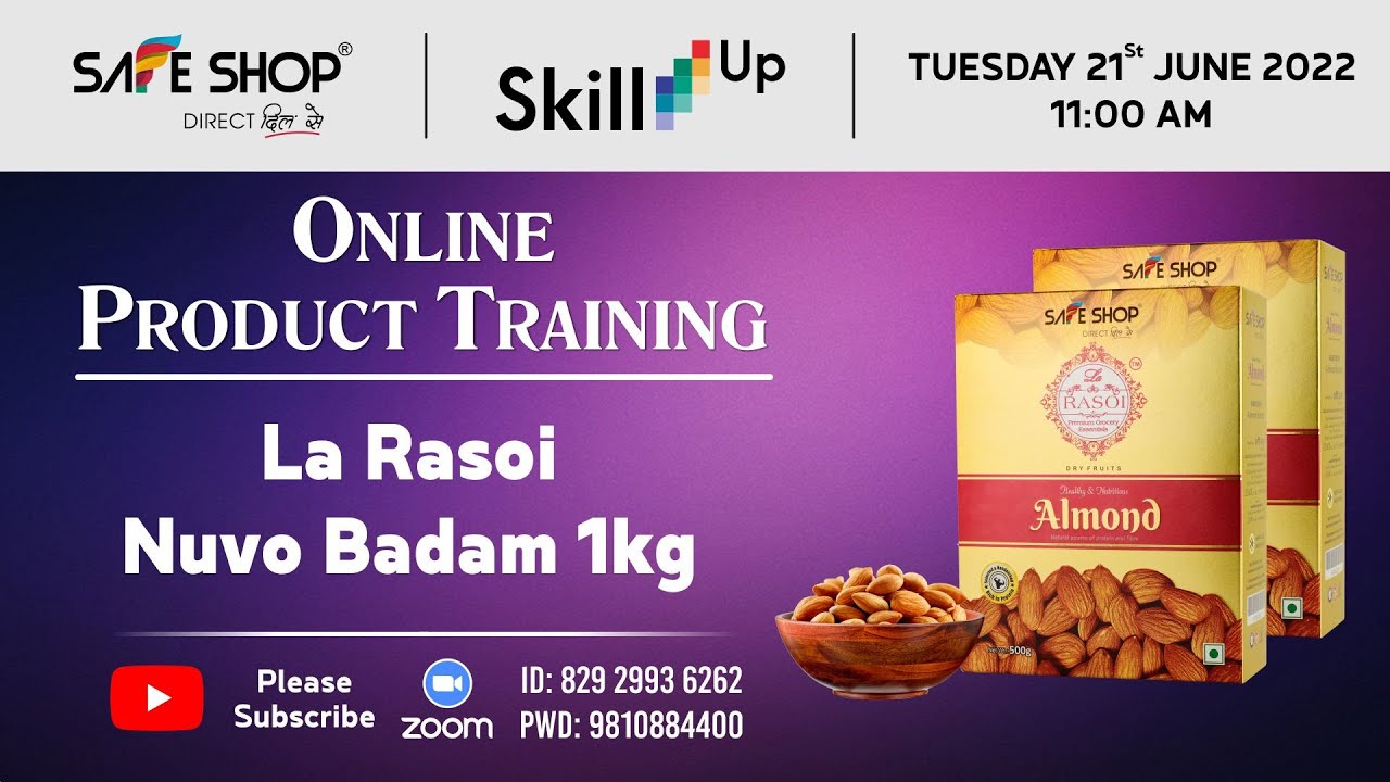 LA RASOI NUVO BADAM || SAFE SHOP INDIA | 21-06-2022