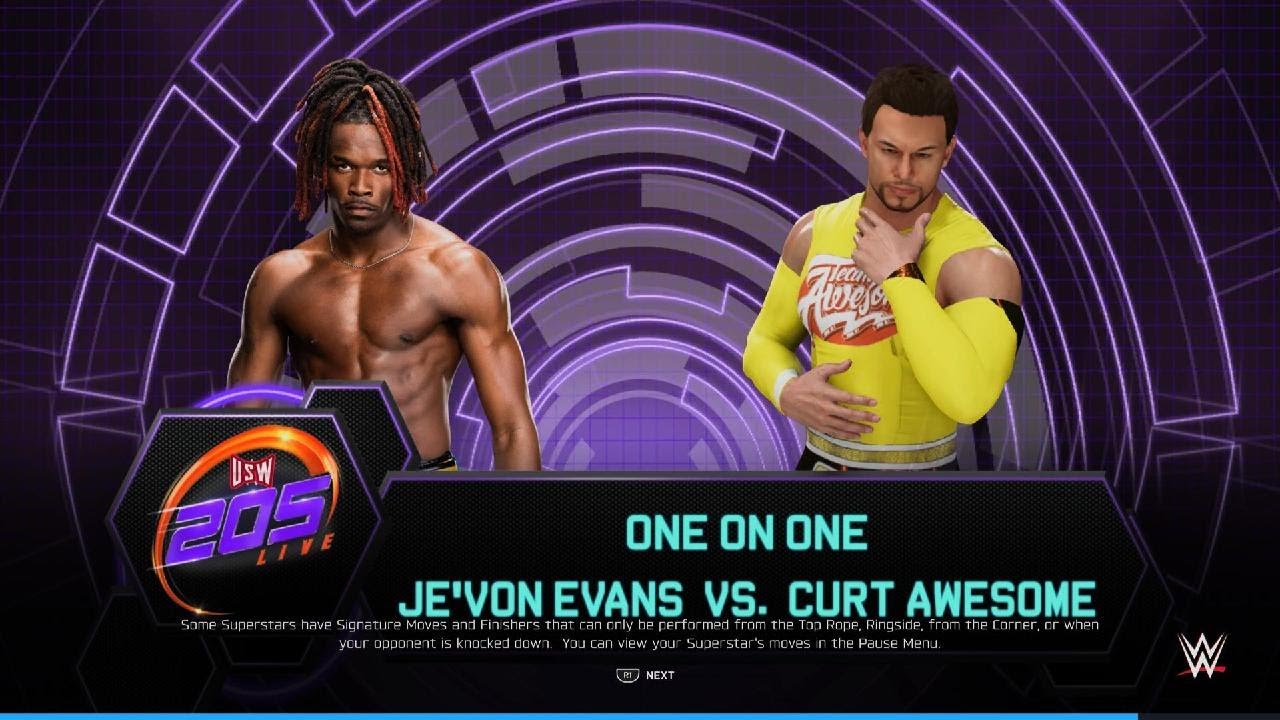 Je'von Evans Vs Curt Awesome(205 Live)