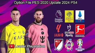 Option File PES 2020 Update 2024 V5 PS4