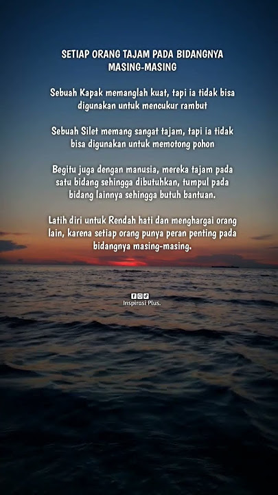Setiap Orang Unik dan Berharga di Bidangnya #quotes #motivation #motivational #shorts #katabijak#fyp