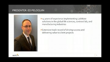 Astrix Webinar - Designing LabWare Solutions for Maintainability and Scalability