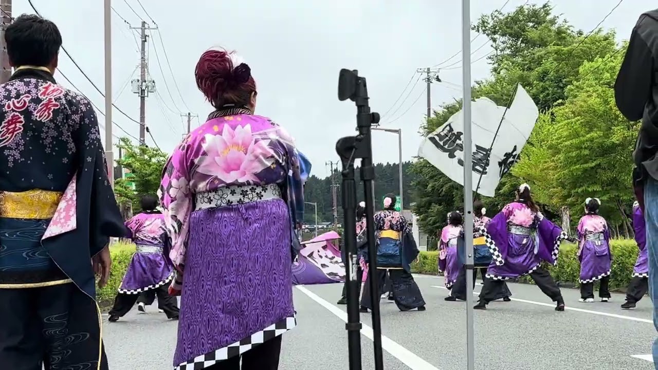桜蓮迦さん✖︎ 桜秀心舞さん恋桜2026年前沢よさこいフェスタ- YouTube