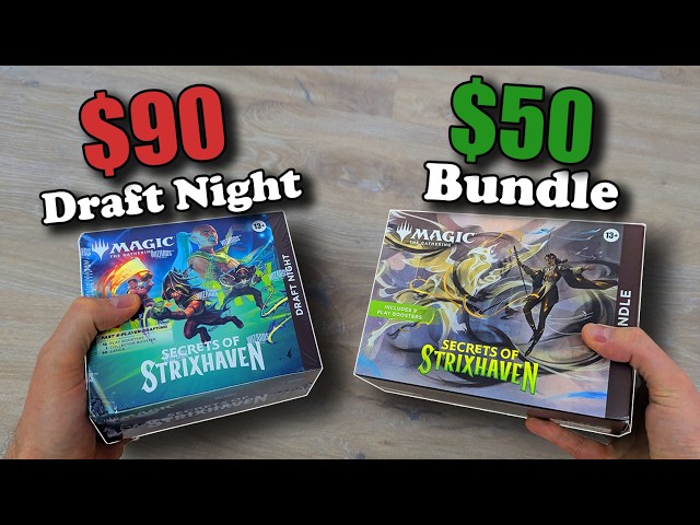 Let's Compare, Which Is Worth To Buy? | Secrets of Strixhaven Draft Night  Or Bundle - YouTube