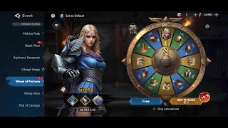 ⚔️ VIKING RISE ⚔️ : : GRETA ⚔️ INFANTRY ⚔️ in Wheel of Fortune 🔥 GO FOR IT 🔥😍