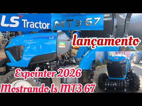 Showing the new LS MT3 67 tractor at Expointer 2026