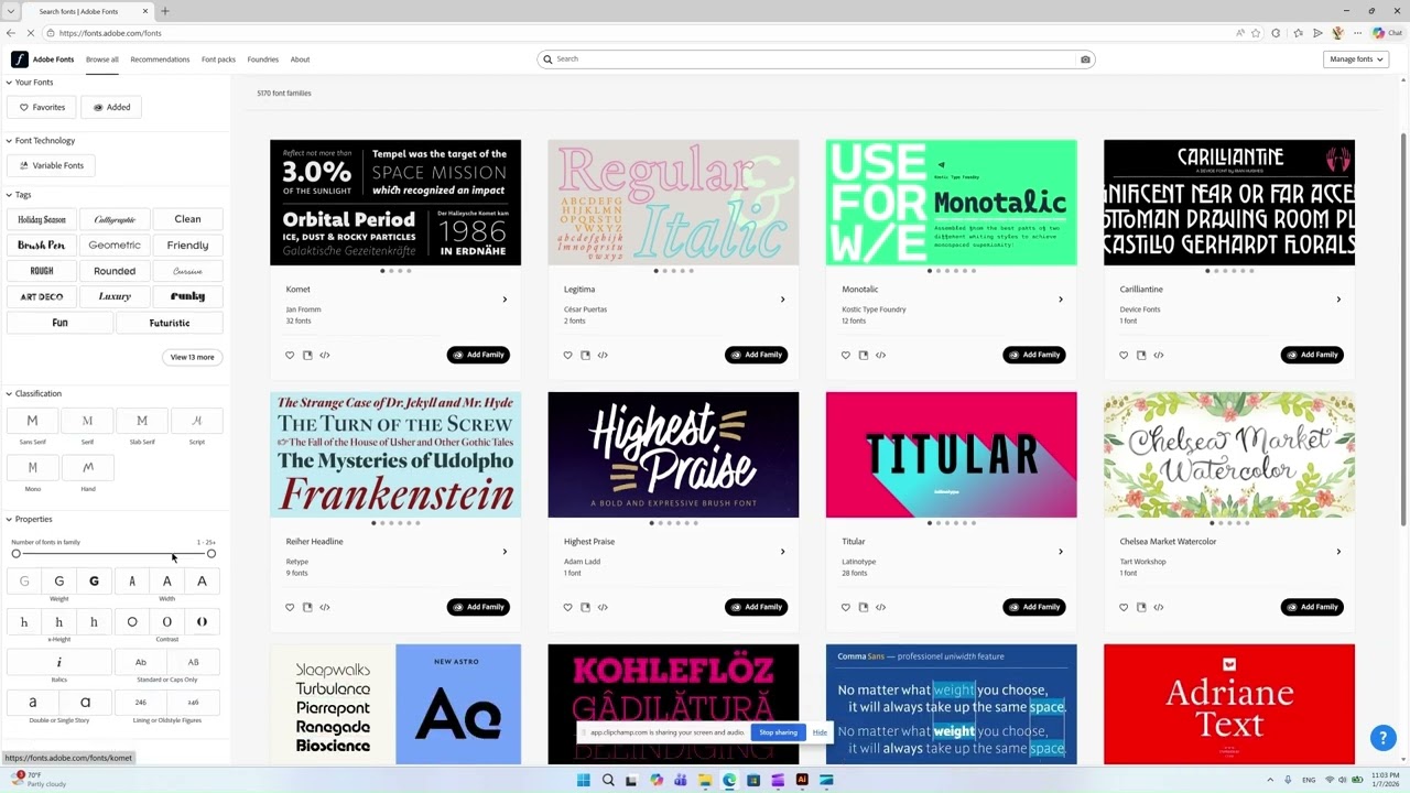 Fonts in Illustrator