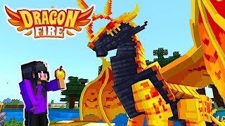 My Dragonfire 01: Building a DRAGON KINGDOM in Minecraft