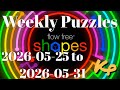 Flow Free Shapes - Weekly Puzzles - Oval Maze Challenge - 2026-05-25 to 31 - May 25th to 31st 2026