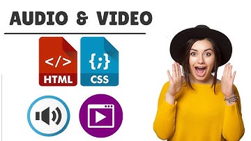 Audio tag Video tag in HTML | How to use it #18