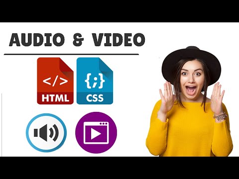 Audio tag Video tag in HTML | How to use it #18