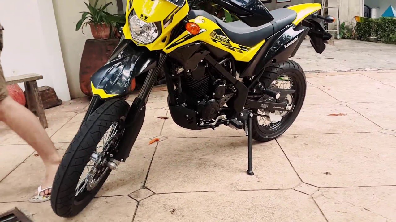 Kawasaki D Tracker SE Kuning Hitam Test Ride YouTube
