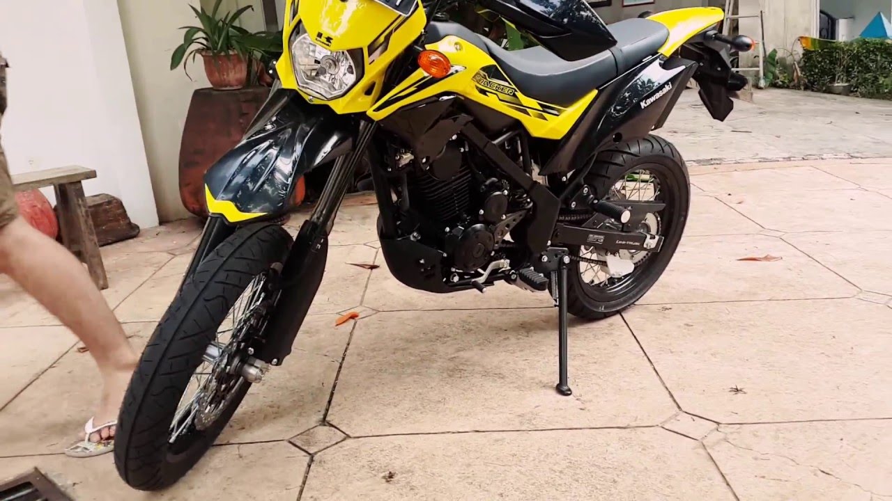 Kawasaki D Tracker SE Kuning Hitam Test Ride