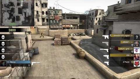 CSGO - Dust 2 - A Site 1 vs 5 Ninja Defuse Against Team.CyberNeatik - Am I God