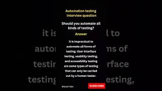 Software testing interview question #viral #shorts #qa