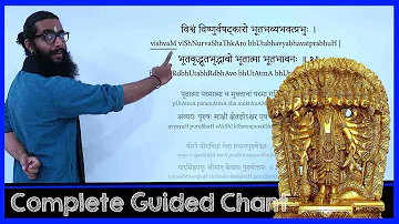 Vishnu Sahasranama Stotram Sanskrit Guided Chant- With Dhyanam, Purva& Uttara Nyasa