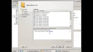 How to Create an Address List in Exchange 2007